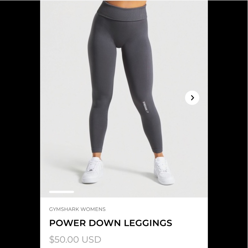 Gymshark power down leggings